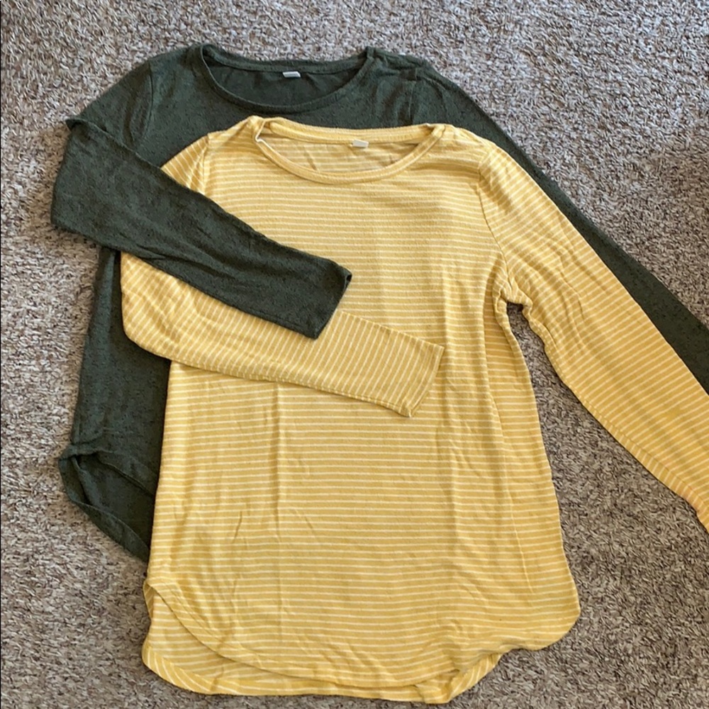 2 Old Navy soft cotton tunics